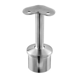 Handrail holder for round balusters. Stainless steel