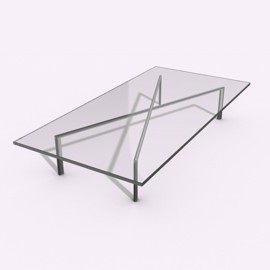 Clear Diamond Glass Tempered Glass Table Top