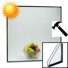 Solar shading safety laminated glass 2-layer