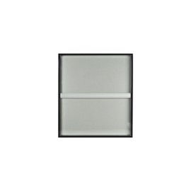 Thermoglass with white glazing bars 2 fields