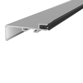 Glazing bead GL Type 36 Anodised incl. 3 mounting blocks and 3 Alu-Clips (rebate: 27-32 mm) 50 cm
